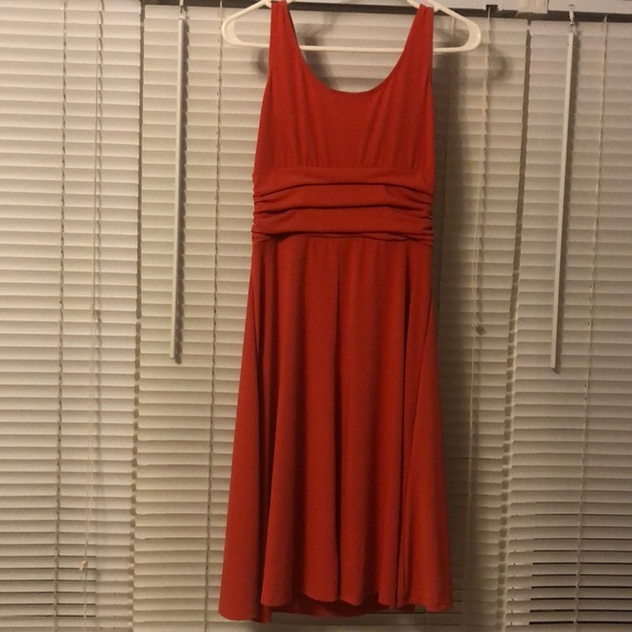 Beautiful burnt orange dress - Picture 3 of 4